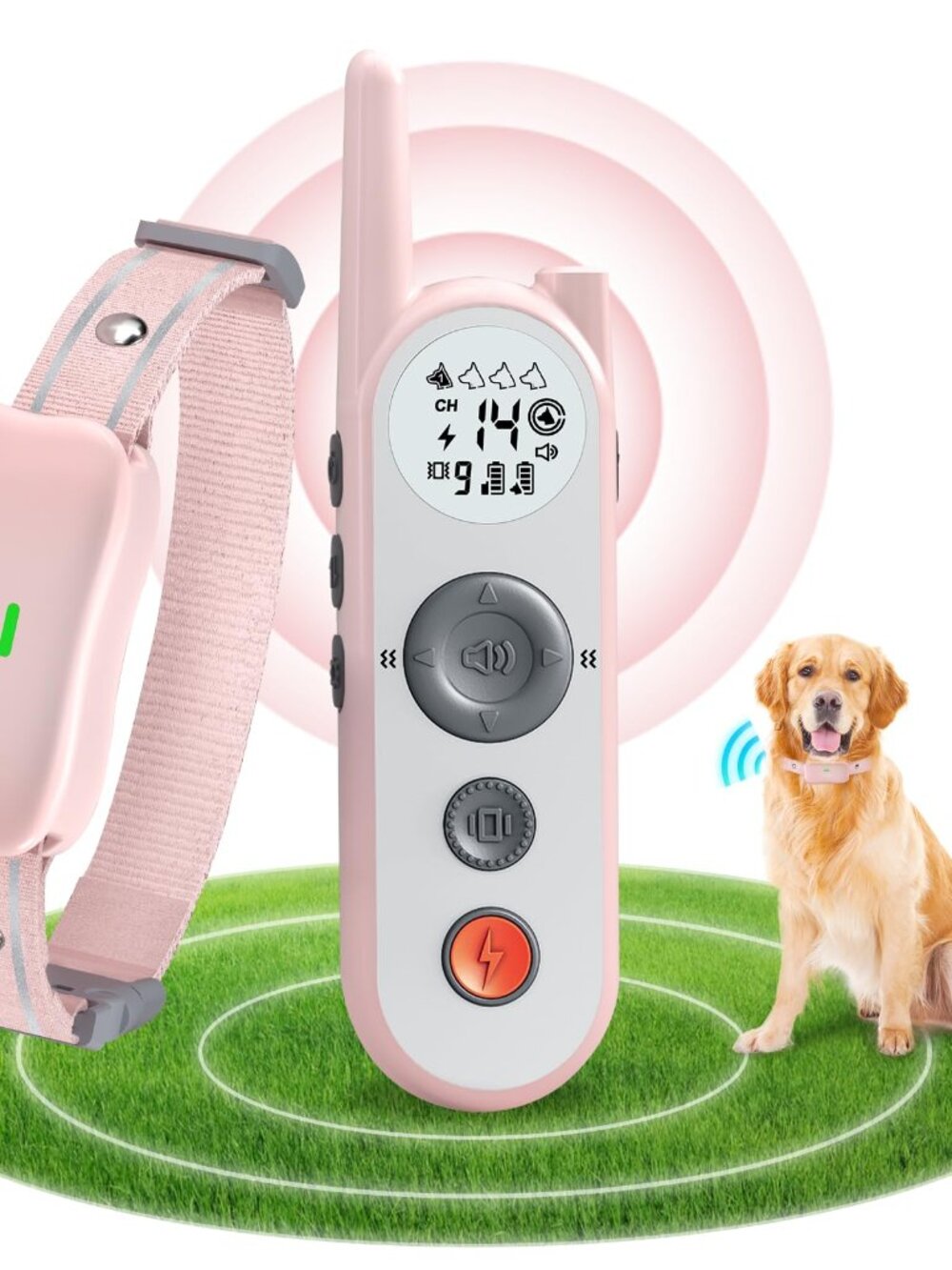 NEW Htcuto Wireless Dog Fence for 2 Dogs Multi-Mode 2-in-1 Long Range Pet System